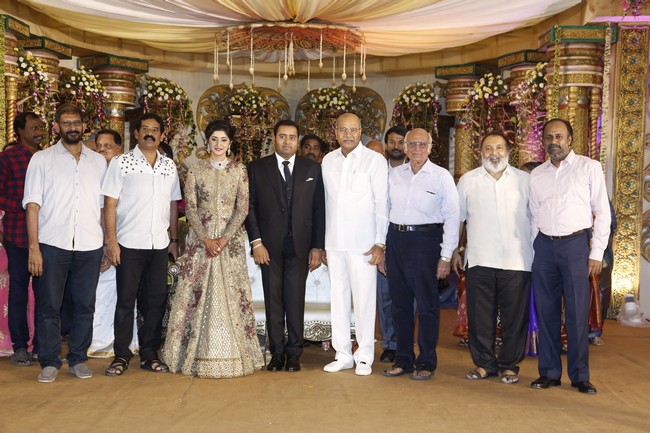 Producer Abinesh Elangovan - Nandhini Reception Stills